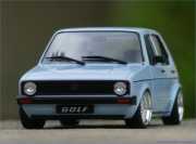 1:18 VW Golf 1 CL "Lightblue" 1983 MBTC TUNING inkl. OVP